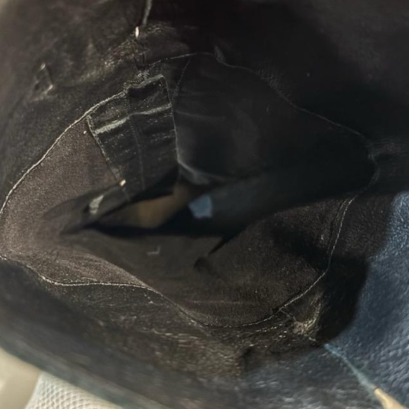 UGG Black Over the Knee Leather Boots - Picture 13 of 14